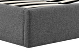 NNEKG Antalya Gas Lift Bed Frame (King Charcoal)