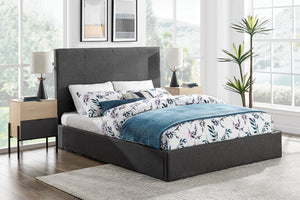 NNEKGE Antalya Gas Lift Bed (Charcoal)