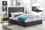 NNEKGE Antalya Gas Lift Bed (Charcoal)