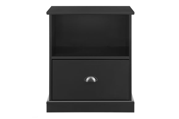 NNEKGE Hampton Bedside Table (Black)