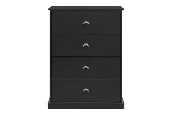 NNEKGE Hampton Chest of Drawers (Black)