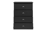 NNEKGE Hampton Chest of Drawers (Black)