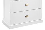 NNEKGE Hampton Chest of Drawers (White Natural)