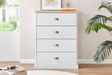 NNEKGE Hampton Chest of Drawers (White Natural)