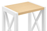 NNEKGE Hampton Side Table (White Natural)