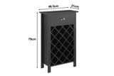 NNEKGE Hampton Wine Rack (Black)