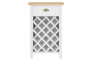 NNEKGE Hampton Wine Rack (White Natural)
