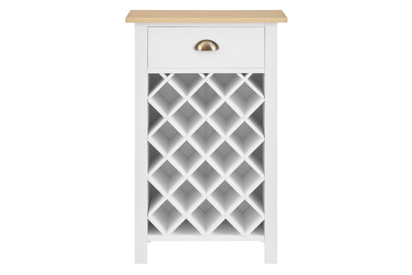 NNEKGE Hampton Wine Rack (White Natural)