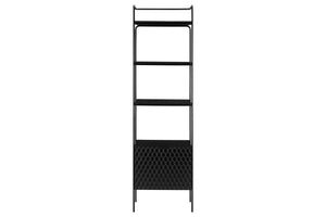 NNEKGE Honeycomb Bookshelf (Black)