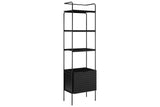 NNEKGE Honeycomb Bookshelf (Black)