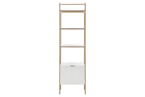 NNEKG Honeycomb Bookshelf (White)