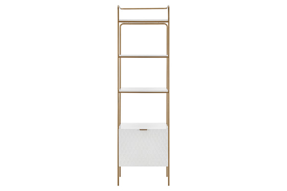 NNEKG Honeycomb Bookshelf (White)