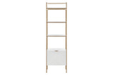 NNEKG Honeycomb Bookshelf (White)