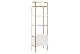 NNEKG Honeycomb Bookshelf (White)