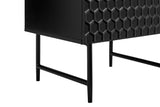 NNEKG Honeycomb Bedside Table (Black)