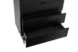 NNEKGE Honeycomb Chest of Draws (Black)
