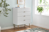 NNEKG Honeycomb Chest of Draws (White)