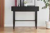 NNEKGE Honeycomb Dressing Table (Black)