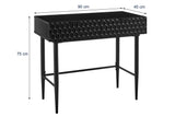 NNEKGE Honeycomb Dressing Table (Black)