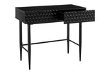 NNEKGE Honeycomb Dressing Table (Black)