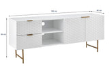NNEKGE Honeycomb Entertainment Unit (White)