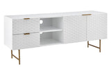 NNEKGE Honeycomb Entertainment Unit (White)