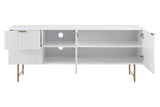 NNEKGE Honeycomb Entertainment Unit (White)