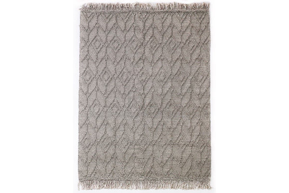 NNEKGE Bohemian Hand Woven Wool Blend Hallway Runner (300cm x 80cm)