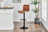 NNEKGE Set of 2 Jackson High Back Stools (Tan)