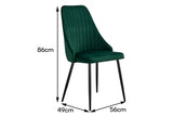 NNEKGE Lucca Set of 2 Dining Chairs