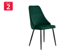 NNEKGE Lucca Set of 2 Dining Chairs
