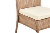 NNEKGE Lytton 5 Piece Outdoor Dining Set (Natural)