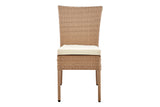 NNEKGE Lytton 5 Piece Outdoor Dining Set (Natural)