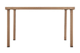 NNEKGE Lytton 5 Piece Outdoor Dining Set (Natural)