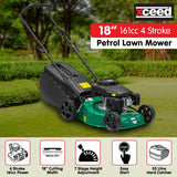NNEDPE Xceed 161cc 4 Stroke 18??Petrol Lawn Mower 55L Catcher Refurbished