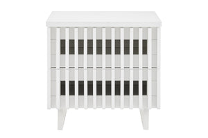 NNEKG Manila Bedside Table (White)