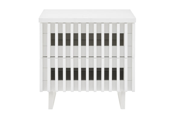 NNEKG Manila Bedside Table (White)