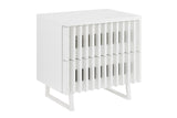 NNEKG Manila Bedside Table (White)
