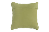 NNEKG Handwoven Cotton Macrame Cushion (45cm x 45cm Olive)