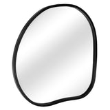 NNEKG Irregular Metal Wall Mirror (Black)
