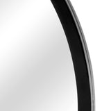 NNEKG Irregular Metal Wall Mirror (Black)