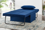 NNEKG Ontario Ottoman Sofa Bed (Blue)
