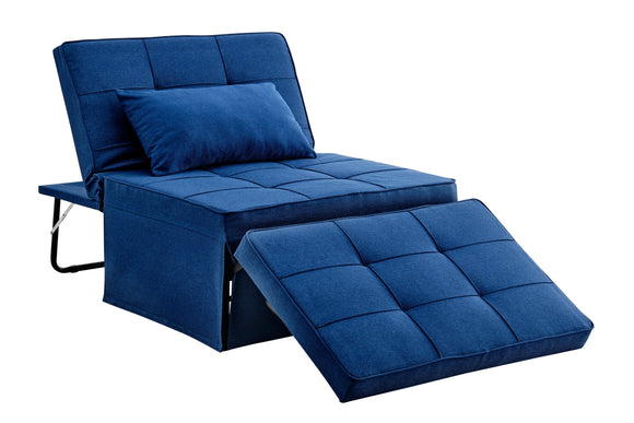 NNEKG Ontario Ottoman Sofa Bed (Blue)