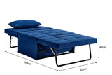 NNEKG Ontario Ottoman Sofa Bed (Blue)