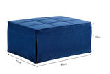 NNEKG Ontario Ottoman Sofa Bed (Blue)