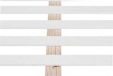 NNEKGE Orlando Wood Bed Frame (King White)