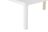 NNEKGE Orlando Wood Bed Frame (King White)