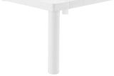 NNEKGE Orlando Wood Bed Frame (Single White)