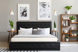 NNEKGE Winslow Gas Lift Bed Frame (Black)