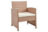 NNEKG Redcliff 4 Piece Outdoor Furniture Lounge Set (Natural)